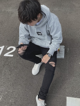 「ザノースフェイス」｜ゆうさん（メンズ・160cm）の夏コーディネート