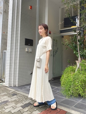 「Kastane（カスタネ）のアイテム（PC・スマホグッズ/家電）」を使った、はるかさん（レディース・163cm）の夏コーディネート