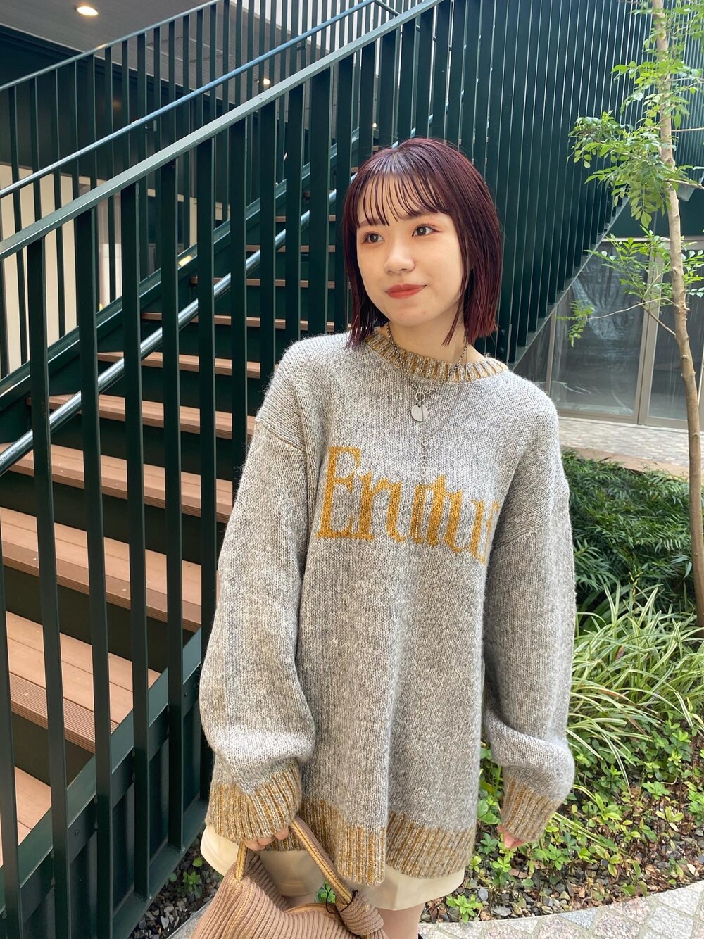 Kastane - 大人気メランジロゴニット新品、タグ付き、出品迷ってます今だけこの価格！！ Kastane（カスタネ）の「メランジロゴニット（ニット/セーター