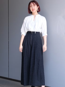 福田優花さん(レディース・163cm)の春コーディネート