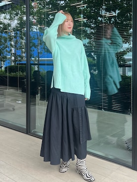 福田優花さん（レディース・163cm）の秋コーディネート