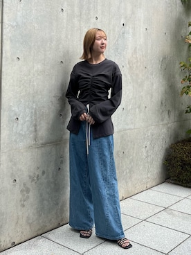 福田優花さん(レディース・163cm)の夏コーディネート