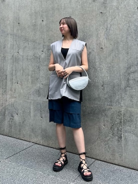 福田優花さん（レディース・163cm）の夏コーディネート