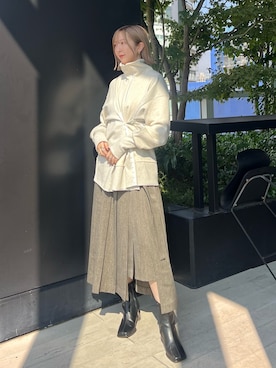 福田優花さん（レディース・163cm）の秋コーディネート