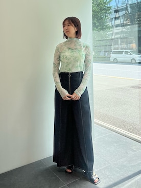 福田優花さん（レディース・163cm）の夏コーディネート