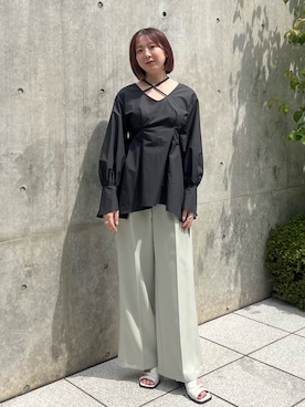 福田優花さん（レディース・163cm）の夏コーディネート