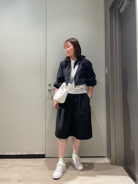 「ARMANI EXCHANGE（アルマーニエクスチェンジ）のアイテム」を使った、MIさん（レディース・169cm）の春コーディネート