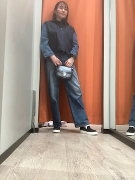 「ARMANI EXCHANGE（アルマーニエクスチェンジ）のアイテム（ブルゾン）」を使った、MIさん（レディース・169cm）の春コーディネート