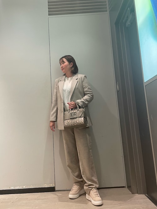 A|X アルマーニ エクスチェンジ】BOXロゴバックル ミニハンドバッグ