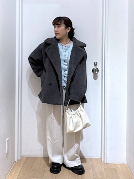 「アイテム（その他アウター）」を使った、hachi0867さん（レディース・153cm・20代）の冬コーディネート
