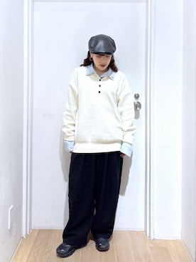 hachi0867さん（レディース・153cm）の冬コーディネート