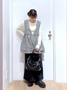 hachi0867さん（レディース・153cm）の冬コーディネート