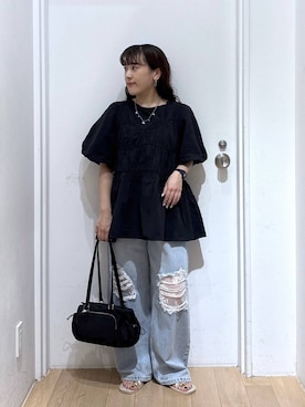 hachi0867さん（レディース・153cm）の夏コーディネート