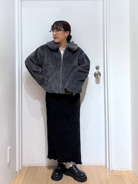 「アイテム（ブルゾン）」を使った、hachi0867さん（レディース・153cm・20代）の秋コーディネート