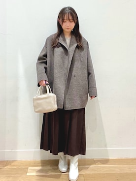 「アイテム（その他アウター、その他）」を使った、sayuさん（レディース・156cm）の秋コーディネート
