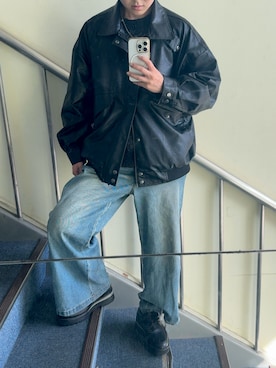 「フレアデニム」｜08wearーkaitoさん（メンズ・167cm・10代）の秋コーディネート