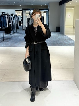 「アイテム（トートバッグ）」を使った、こてがわさん（レディース・151cm）の秋コーディネート