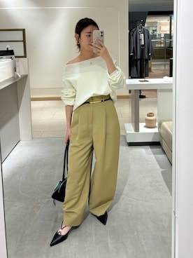 「アイテム（チャーム）」を使った、こてがわさん（レディース・151cm）の春コーディネート