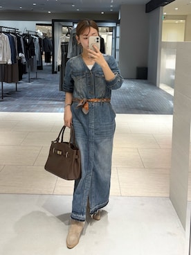 「アイテム（ワンピース）」を使った、こてがわさん（レディース・151cm・20代）の秋コーディネート