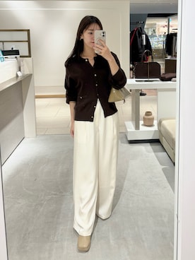 「アイテム（ネックレス）」を使った、こてがわさん（レディース・151cm・20代）の冬コーディネート