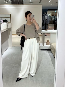 「アイテム（チャーム）」を使った、こてがわさん（レディース・151cm）の春コーディネート