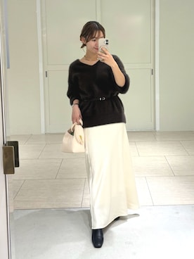 「アイテム（トートバッグ）」を使った、こてがわさん（レディース・151cm・20代）の秋コーディネート