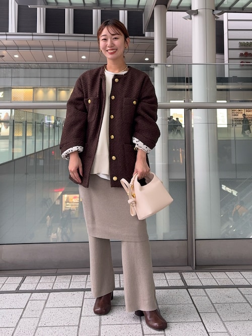 セール】【20周年限定】ツイードジャケット（ノーカラージャケット