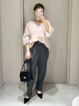 「アイテム（パンプス）」を使った、こてがわさん（レディース・151cm）の秋コーディネート