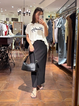 「GALENA（LOUNGEDRESS）（ガレナ）のアイテム」を使った、こてがわさん（レディース・151cm）の秋コーディネート