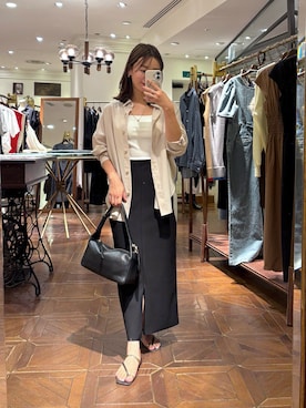 「GALENA（LOUNGEDRESS）（ガレナ）のアイテム」を使った、こてがわさん（レディース・151cm）の秋コーディネート