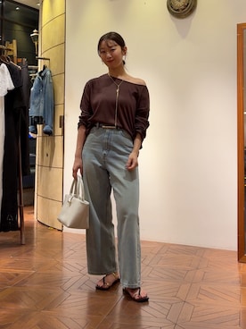 「GALENA（LOUNGEDRESS）（ガレナ）のアイテム」を使った、こてがわさん（レディース・151cm）の夏コーディネート