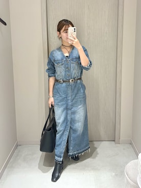 「アイテム（ワンピース）」を使った、こてがわさん（レディース・151cm・20代）の秋コーディネート