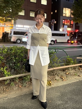 「アイテム（その他アウター）」を使った、こてがわさん（レディース・151cm・20代）の秋コーディネート