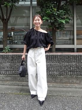 「GALENA（LOUNGEDRESS）（ガレナ）のアイテム」を使った、こてがわさん（レディース・151cm）の夏コーディネート