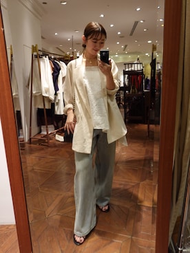 「GALENA（LOUNGEDRESS）（ガレナ）のアイテム」を使った、こてがわさん（レディース・151cm）の夏コーディネート