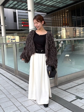 「アイテム（スカート）」を使った、こてがわさん（レディース・151cm・20代）の秋コーディネート