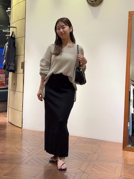 「GALENA（LOUNGEDRESS）（ガレナ）のアイテム」を使った、こてがわさん（レディース・151cm）の夏コーディネート