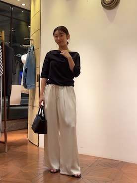 「GALENA（LOUNGEDRESS）（ガレナ）のアイテム」を使った、こてがわさん（レディース・151cm）の夏コーディネート