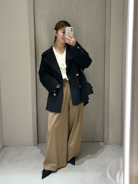 「アイテム（ネックレス）」を使った、こてがわさん（レディース・151cm・20代）の冬コーディネート