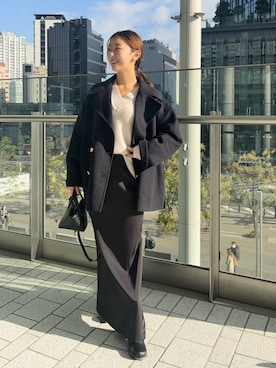 「アイテム（その他アウター）」を使った、こてがわさん（レディース・151cm・20代）の冬コーディネート