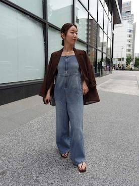 「GALENA（LOUNGEDRESS）（ガレナ）のアイテム」を使った、こてがわさん（レディース・151cm）の夏コーディネート