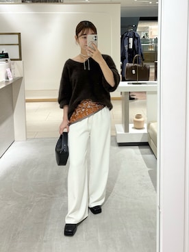 「アイテム（財布/小物）」を使った、こてがわさん（レディース・151cm）の秋コーディネート