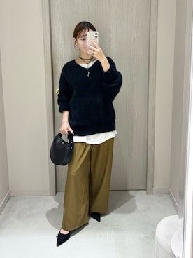 「アイテム（パンプス）」を使った、こてがわさん（レディース・151cm）の秋コーディネート