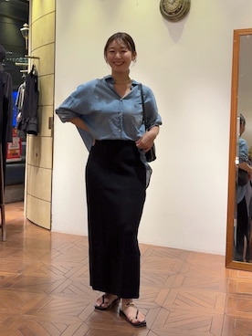 「GALENA（LOUNGEDRESS）（ガレナ）のアイテム」を使った、こてがわさん（レディース・151cm）の夏コーディネート