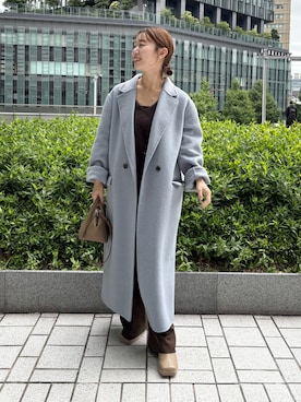 「アイテム（その他アウター）」を使った、こてがわさん（レディース・151cm）の秋コーディネート