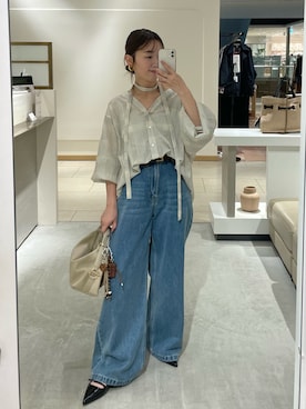 「アイテム（チャーム）」を使った、こてがわさん（レディース・151cm）の春コーディネート