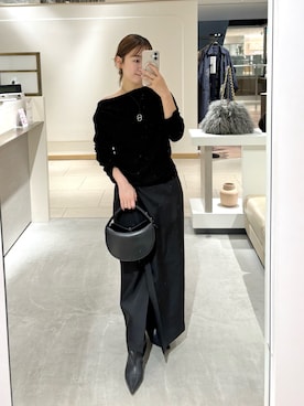 「アイテム（トートバッグ）」を使った、こてがわさん（レディース・151cm）の秋コーディネート