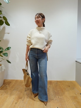 「GALENA（LOUNGEDRESS）（ガレナ）のアイテム」を使った、こてがわさん（レディース・151cm）の夏コーディネート