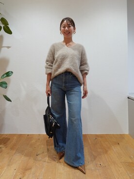 「GALENA（LOUNGEDRESS）（ガレナ）のアイテム」を使った、こてがわさん（レディース・151cm）の夏コーディネート