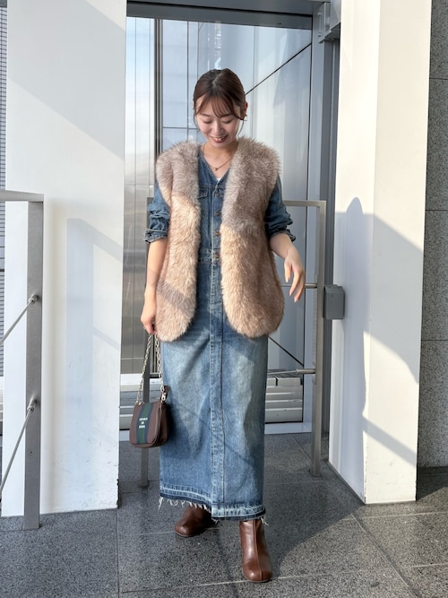 フェイクファーベスト（ベスト）｜LOUNGEDRESS（ラウンジドレス）の